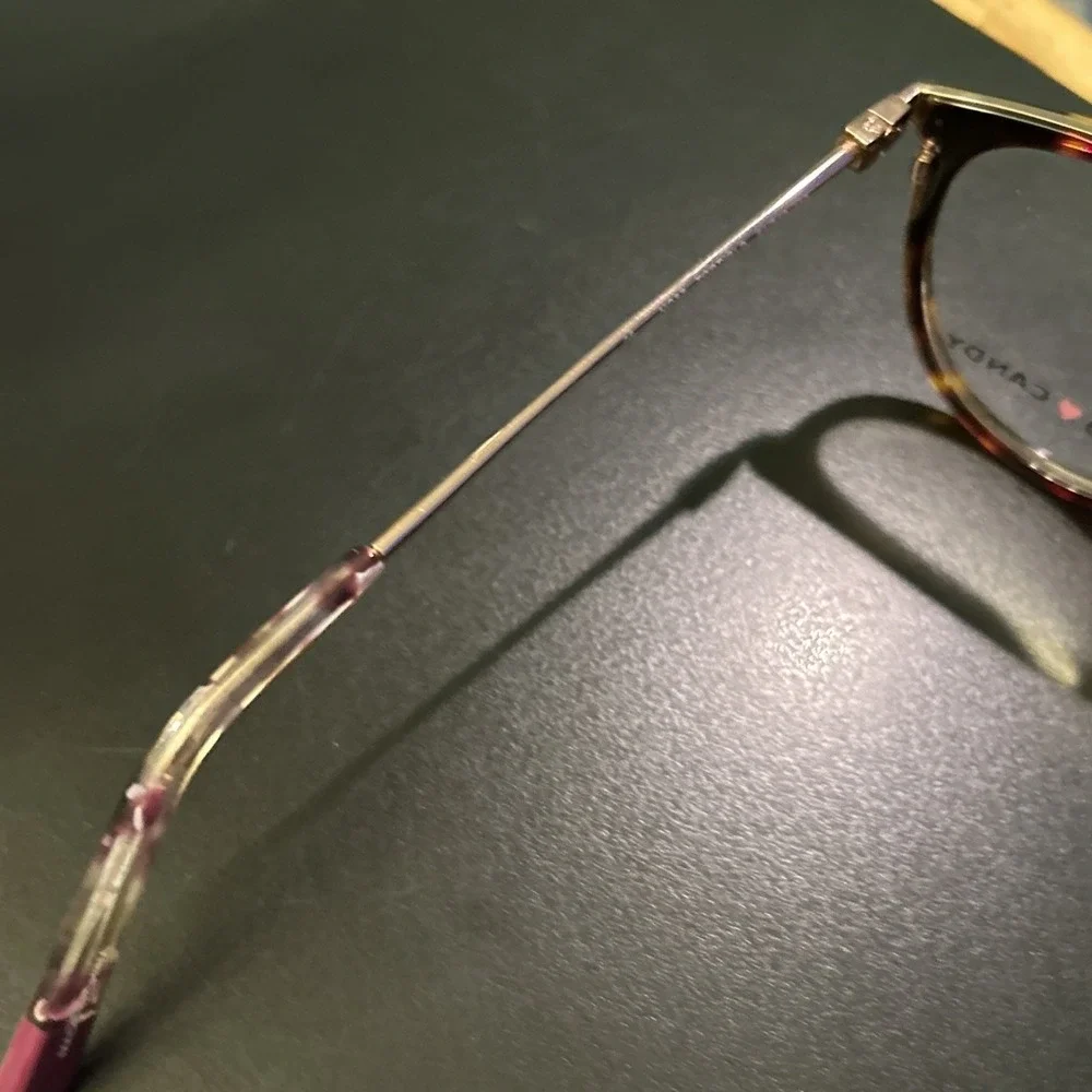 Hard Candy HC57 Eyeglasses Frame Tortoise Gold 51-19-140 NWT
